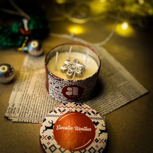 Silent Night - Sweater Weather: Tin Box Scented Candle